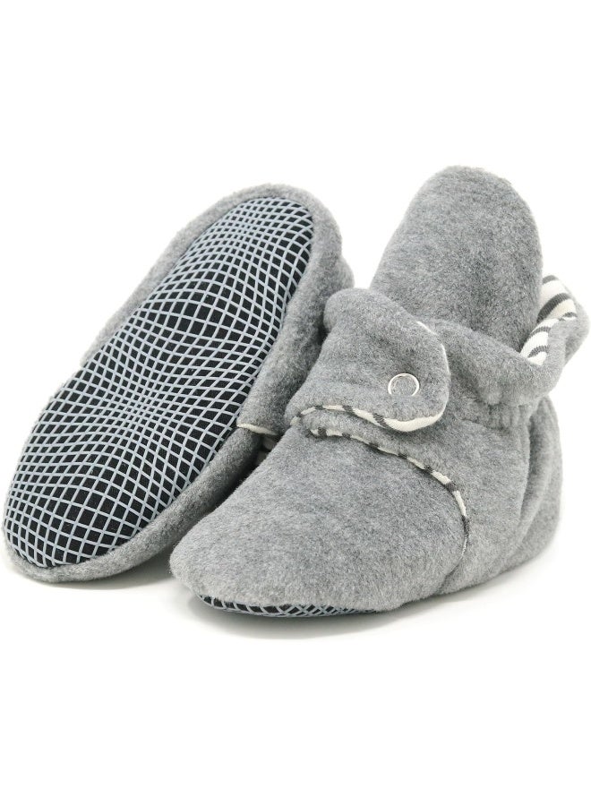 Ella Bonna Ella Bonna Baby Girl's Mini Fleece Booties With Non Skid Bottom Flexible  - Image 1