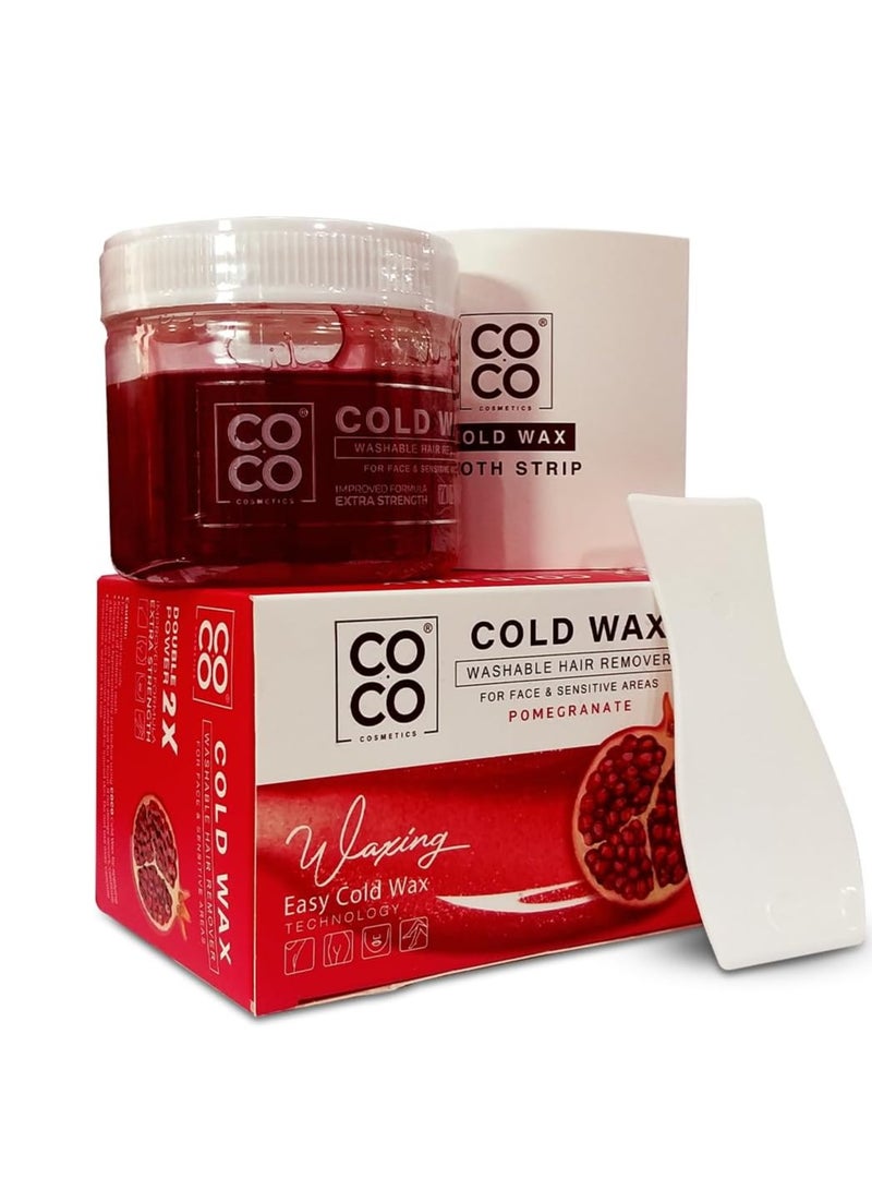 Coco Wax Cold Wax Pomegranate 250gm