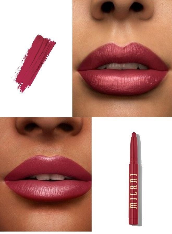 Milani Ludicrous Matte Lip Crayon Long Lasting Cream-to-Matte Lip Color, Matte Lip Color Stock With Glide-On Formula, Vegan & Cruelty-Free ( 190 V Cute) 1.4g - Image 4