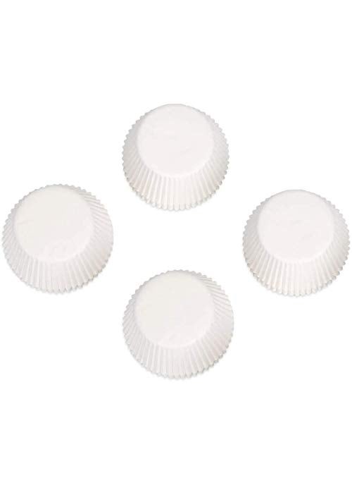 BIG BOX BIG BOX White 100 Piece White Paper Standard Grease Proof Baking Muffin Cupcake Cups Liner  - Image 1