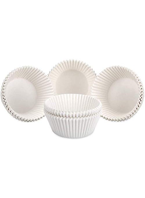 BIG BOX BIG BOX White 100 Piece White Paper Standard Grease Proof Baking Muffin Cupcake Cups Liner  - Image 2