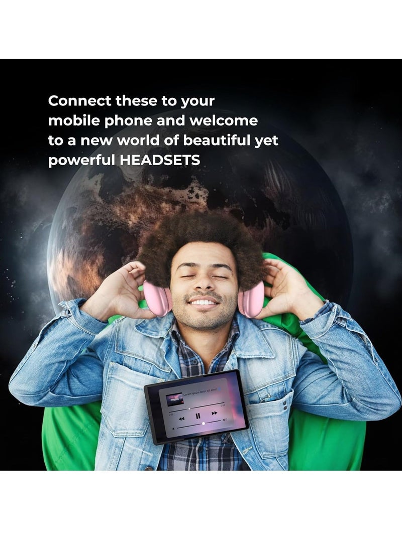 JAJEEK - "NEW P9 Wireless Bluetooth Headphones – Physical Noise Reduction Headset with Stereo Sound for Gaming, Phone & PC (White)" - Image 1