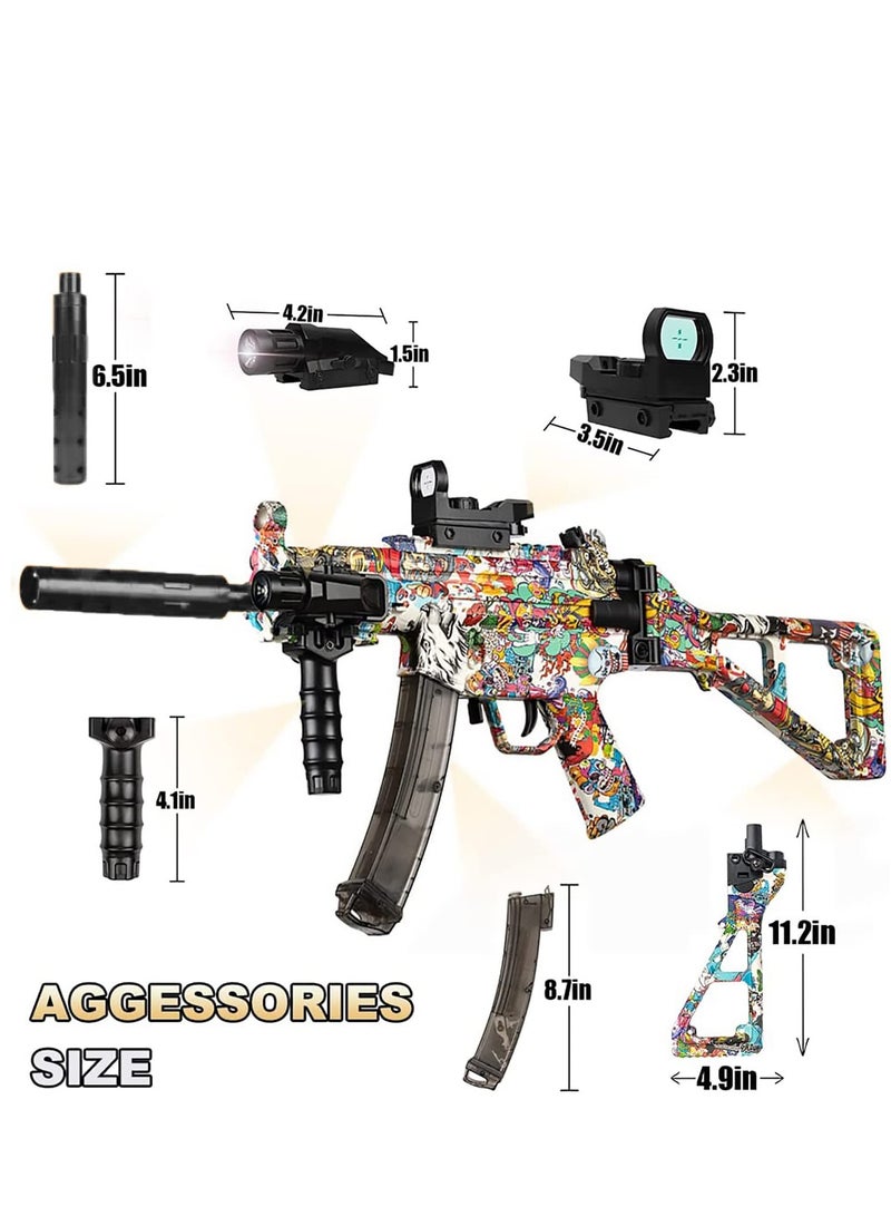 Moonmen Electric Gel Ball Blaster M416 Gel Blaster Gun Toy with 20000 Water Beads for Outdoor - Image 5