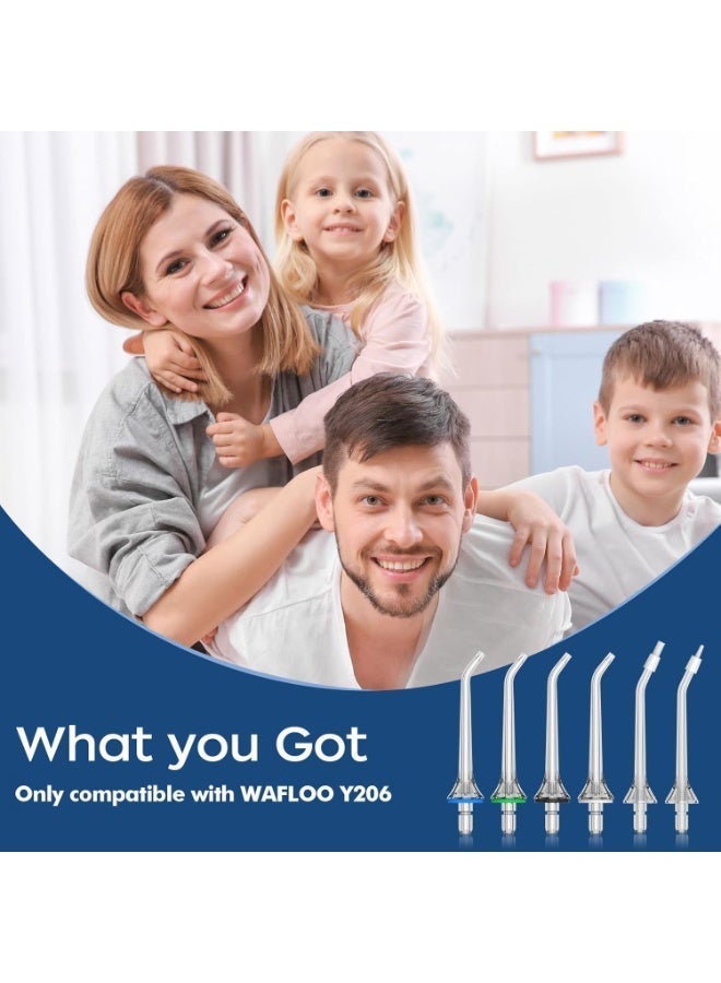 WAFLOO Replacement Jet Tips (6 Pieces) for Water Flosser Y206 - Image 3