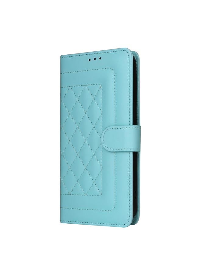 S-TOP Case For iPhone 15 Pro Max Diamond Lattice Leather Flip Phone Case - Image 2