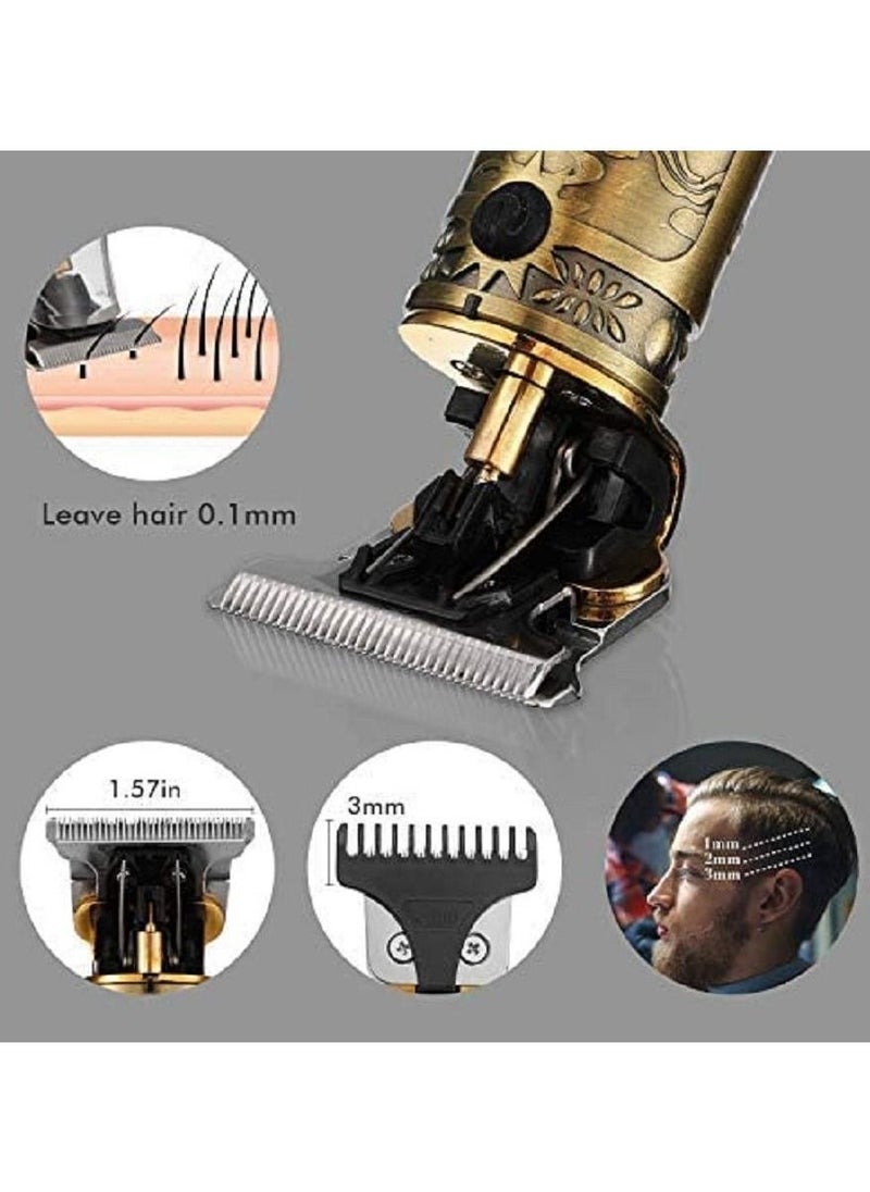 Daling Men's Hair Clippers Rechargeable LCD Display Beard Trimmer Electric Shavers Carbon Fiber Trimming Kit for Heads Hair Trimmer for Men Wireless Rechargeable - Image 1