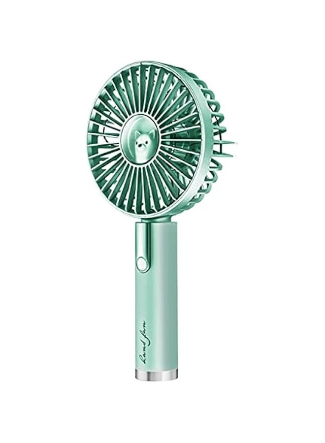 Portable Fan Hand Held Usb Charging Fan Small Hand Fan Foldable for Purse Small Personal Fan Battery Operated Hand Held Handheld Rechargeable Fan with Stand Small Handheld Fan Non Electric - Image 1