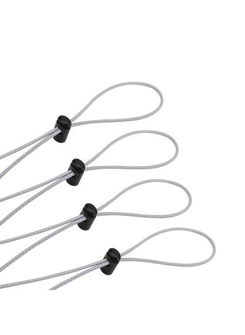 Bungee Goggle Strap Kit(4 Pack) Adjustable Replacement Swimming Goggle Straps With Cord Lock Clamp For Swim Goggles Anti Fog Racing Kids Goggles ;Universal Durable One Size Fits All