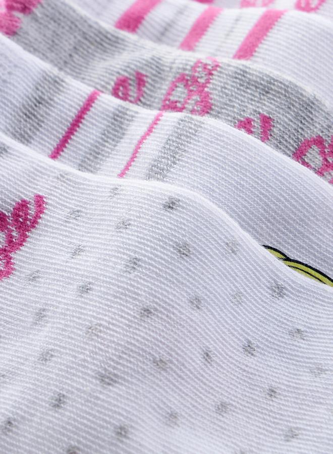 باربي جوارب كاحل متنوعة للبنات - مجموعة من  قطع - Image 4