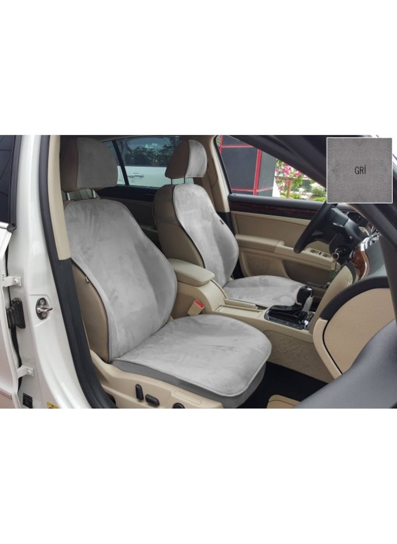 Kırcalı - Volkswagen Passat New Generation Seat Protector 2010-2014 Front-Rear Cover Cushion Gray - Image 1