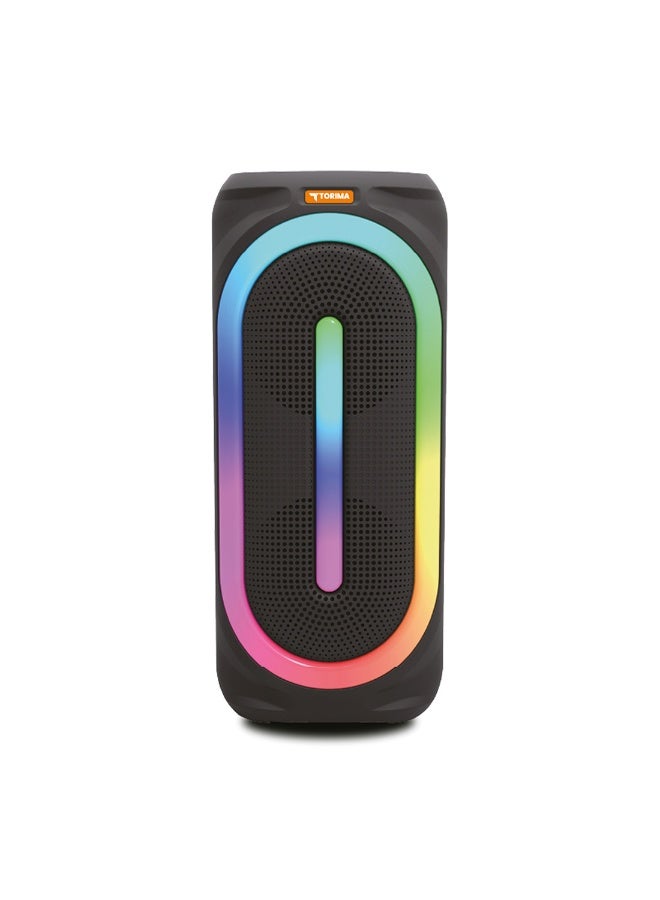 Torima مكبر صوت بلوتوث لاسلكي TORİMA D63 أسود - صوت محمول مع صوت جهير ومكالمات بدون استخدام اليدين - Image 1