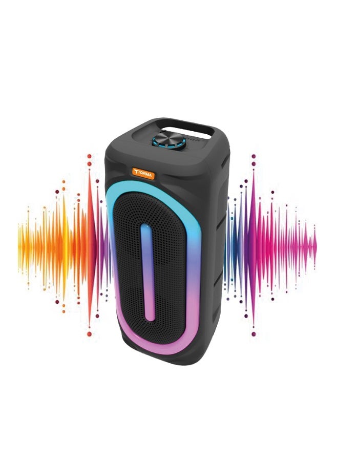 Torima مكبر صوت بلوتوث لاسلكي TORİMA D63 أسود - صوت محمول مع صوت جهير ومكالمات بدون استخدام اليدين - Image 3