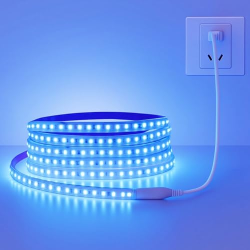 One94Store 8 Meter LED Rope Light for Decoration-Waterproof Decorative Lights, SMD Cove Cove Light for Ceiling LED Pipe Light for Home Décor Led Strip Lights for Diwali Decoration (Blue) - Image 1