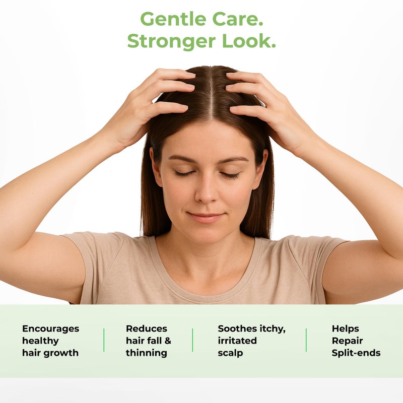 GHORI Rosemary, Mint & Biotin Fortifying Hair Oil | Stimulates Hair Growth & Strengthens Follicles| Essential Oils for Healthy Scalp | Fast-Absorbing, Silicone-Free | 2 fl oz (59ml) - Image 3