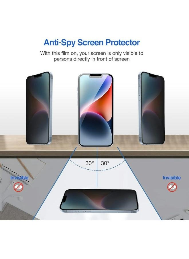 ماركة غير محددة - واقي شاشة نانو مضاد للتجسس لحماية الخصوصية (لقافة) لجوال ايفون 15 (iPhone 15) حماية قصوى للشاشة من الخدوش والكسر - Image 1