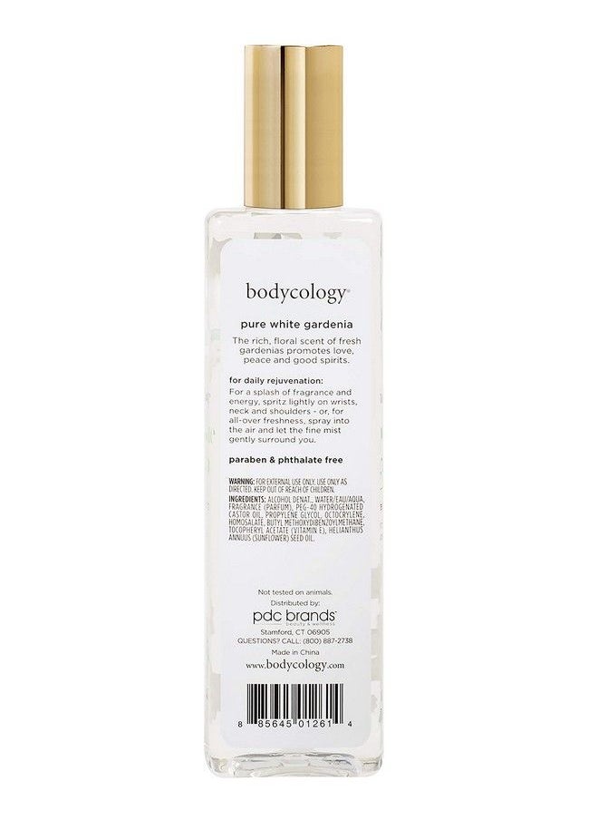 Bodycology - بخاخ عطري برائحة الغاردينيا البيضاء النقية من بودي كولوجي للنساء (عبوة من قطعتين) - Image 1