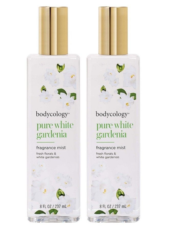 Bodycology - بخاخ عطري برائحة الغاردينيا البيضاء النقية من بودي كولوجي للنساء (عبوة من قطعتين) - Image 1