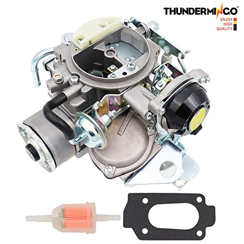 THUNDERMINGO Carburetor for Nissan Pickup 720 2.4L Z24 Engine carb for Nissan Bluebird Caravan Datsun Atras Truck Vanette Panel Van 1983-1986, Replace OEM#16010-21G61,1601021G61 - Image 3