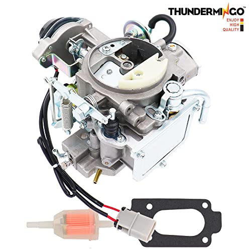 THUNDERMINGO Carburetor for Nissan Pickup 720 2.4L Z24 Engine carb for Nissan Bluebird Caravan Datsun Atras Truck Vanette Panel Van 1983-1986, Replace OEM#16010-21G61,1601021G61 - Image 4