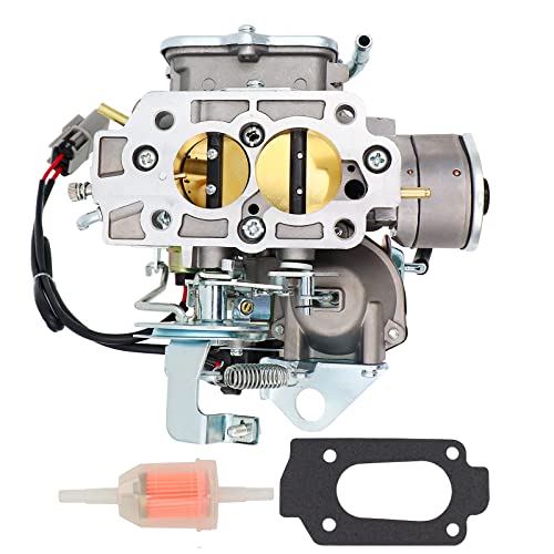 THUNDERMINGO Carburetor for Nissan Pickup 720 2.4L Z24 Engine carb for Nissan Bluebird Caravan Datsun Atras Truck Vanette Panel Van 1983-1986, Replace OEM#16010-21G61,1601021G61 - Image 2