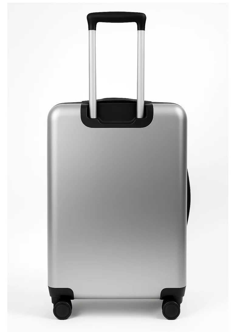 MNUK MANCHESTER 28inch Luggage bag| Polycarbonates & ABS Hardside Luggage Trolley with TSA Lock| Double 360Â° 4 Wheeler| Large-28 Inch|Silver
