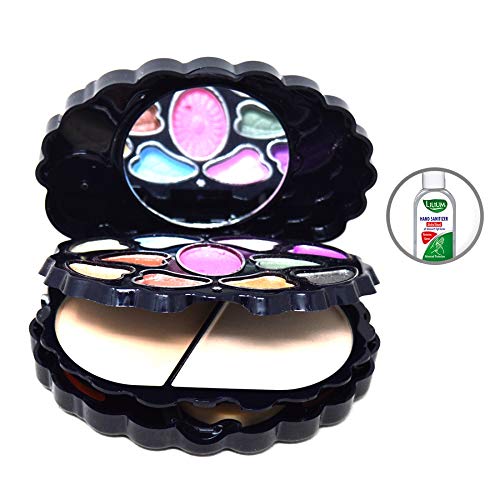 T.Y.A GOOD CHOICE INDIA Makeup Kit, 10 Eyeshadow, 1 Blusher, 2 Compact, 4 Lip Color, (556-1), 18g With Hand Cleanser Sanatizer - Image 2