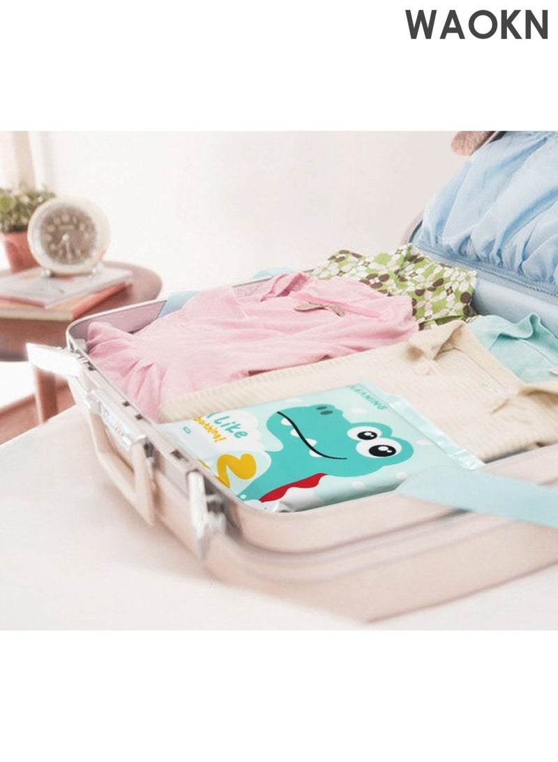 WAOKN 6 Pack Disposable Bath Towels,Soft Bath Bath Wipes,Portable Breathable Thick Bath Cloths,Bathroom Shower Body Towel For Travel Hotel Business Trip Camping,Large Size 140x70cm,White - Image 5