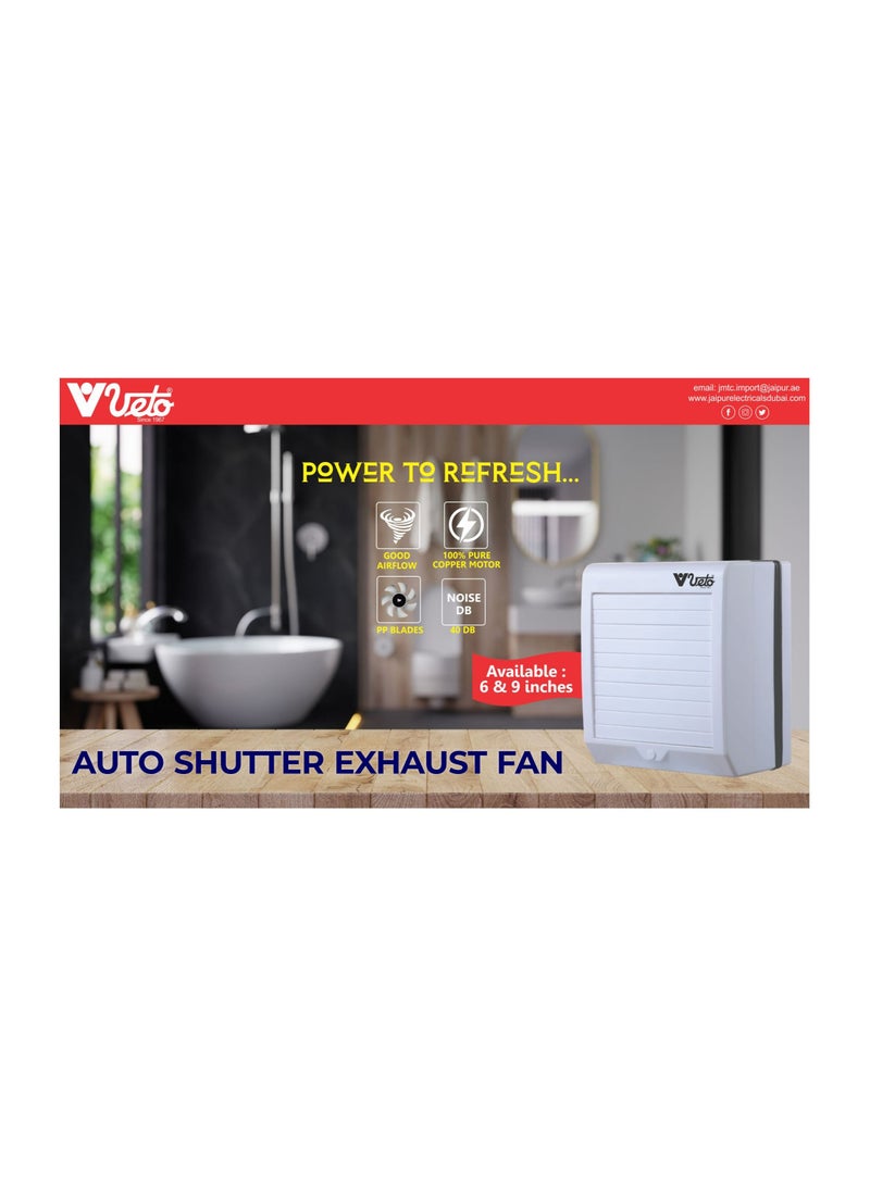 Veto مروحة عادم فيتو 6 بوصة ذات مصراع تلقائي - Image 3