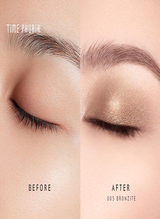 TIMEPHORIA Illumina Jelly Gel Eyeshadow Stick 005 Bronzite - Neutral Rose Shimmer Sparkle Finish, Cream Texture With Cooling Feel, Long-Lasting Crease-Proof Smudgeproof Eye Shine, Easy Application - Image 3