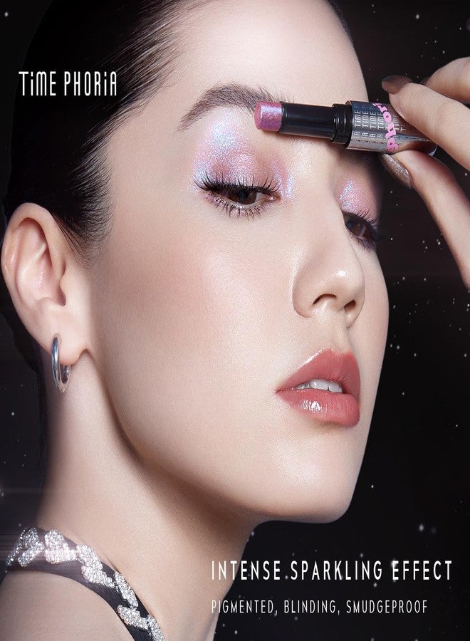 TIMEPHORIA Illumina Jelly Gel Eyeshadow Stick 005 Bronzite - Neutral Rose Shimmer Sparkle Finish, Cream Texture With Cooling Feel, Long-Lasting Crease-Proof Smudgeproof Eye Shine, Easy Application - Image 5