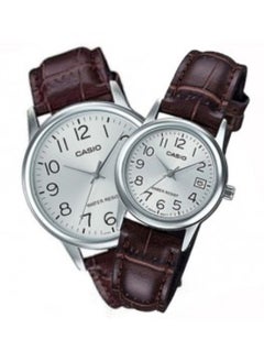 CASIO Casio Leather Band Couple Watch MTP/LTP-V002L-7B2UDF  - Image 1