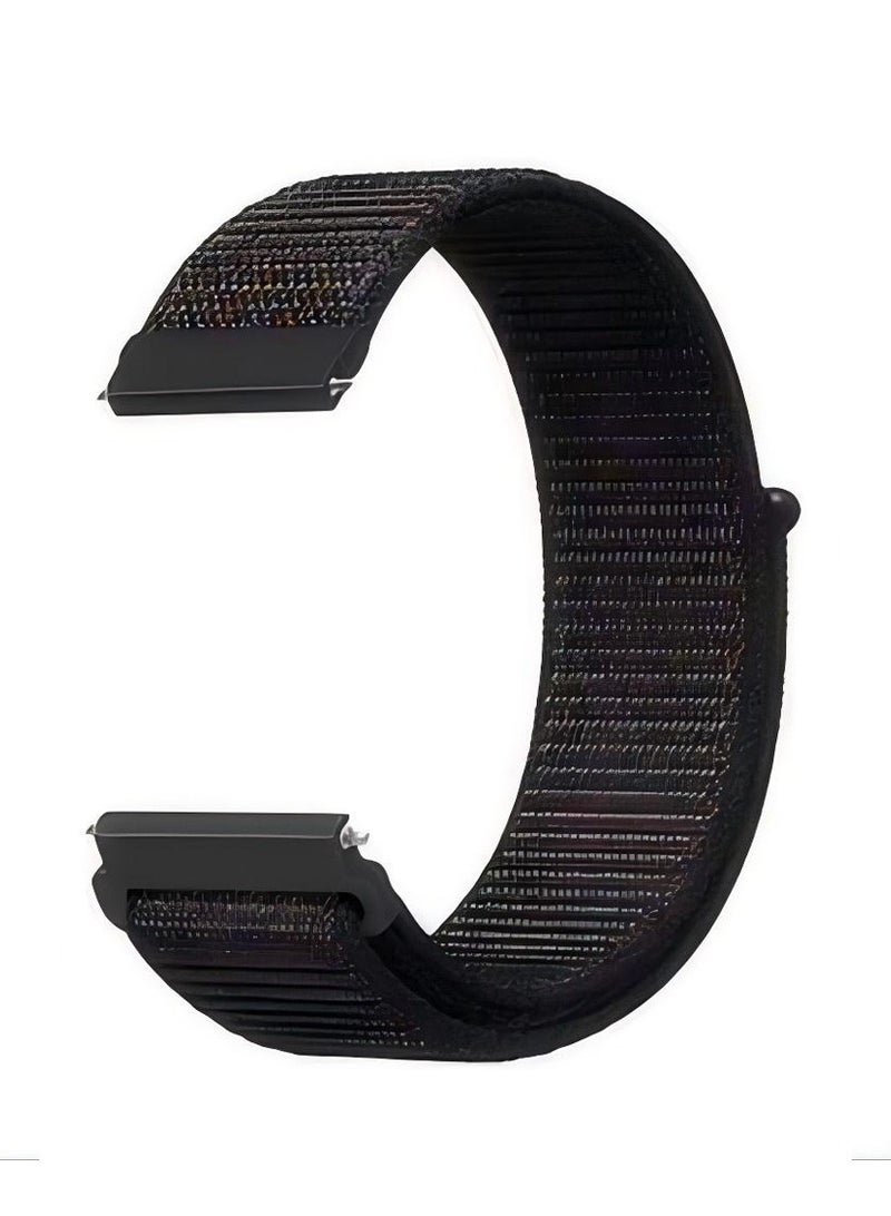 Nylon Watchband Replacement Bracelet for Redmi Watch 5 Active/Lite Black - Image 1
