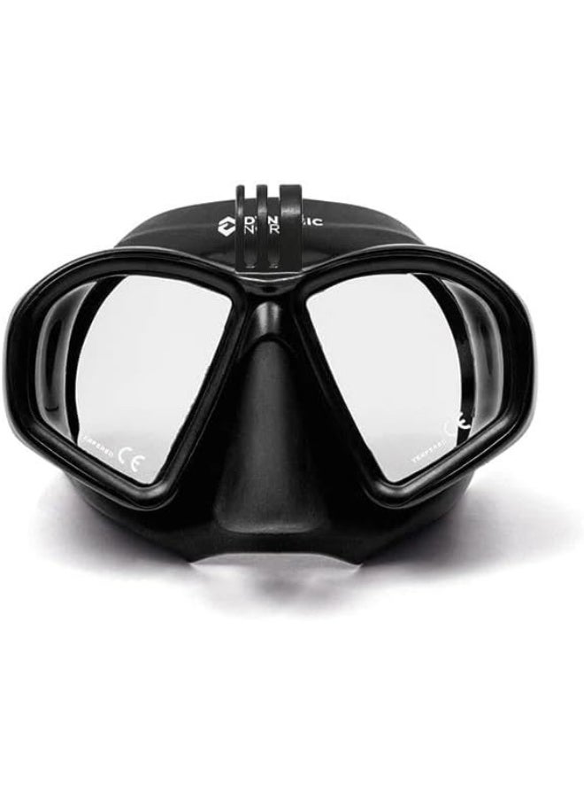 DYNAMICNORD DYNAMIC NORD MC-15 MASK TWO GLASS BLACK/BLACK CAMERA MOUNT 