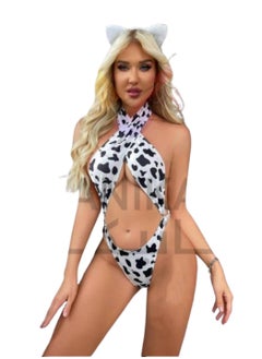 MANIKAN Women’s Bodysuit One-Piece Bodysuit with a Belly Cutout and Elegant Design  - Image 1