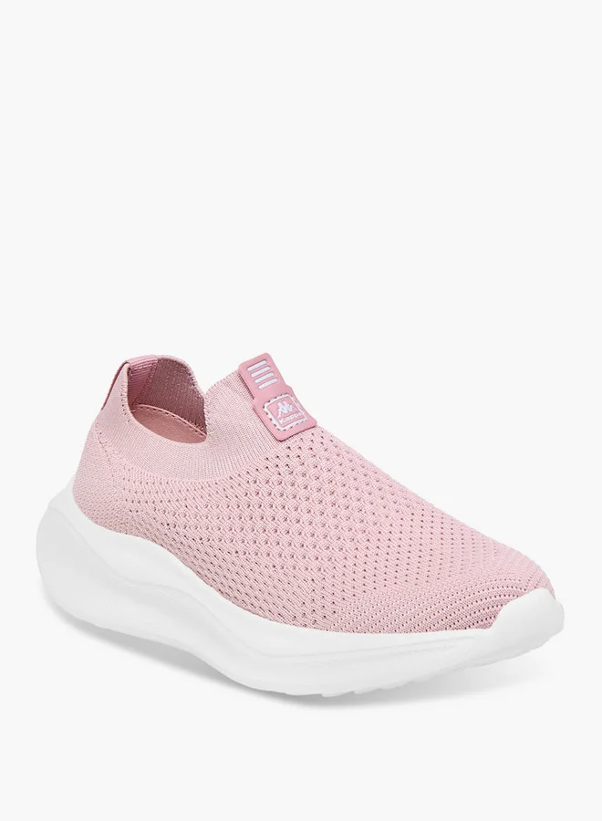 كابا Girls Sock Hem Slip-On Walking Shoes