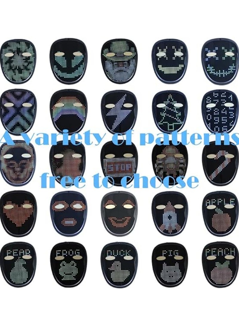 New Children'S Mask Led Luminous Sensor Gesture Changing Face Mask, Holiday Props Party Dance Gift, For Men, Women And Children - Image 4