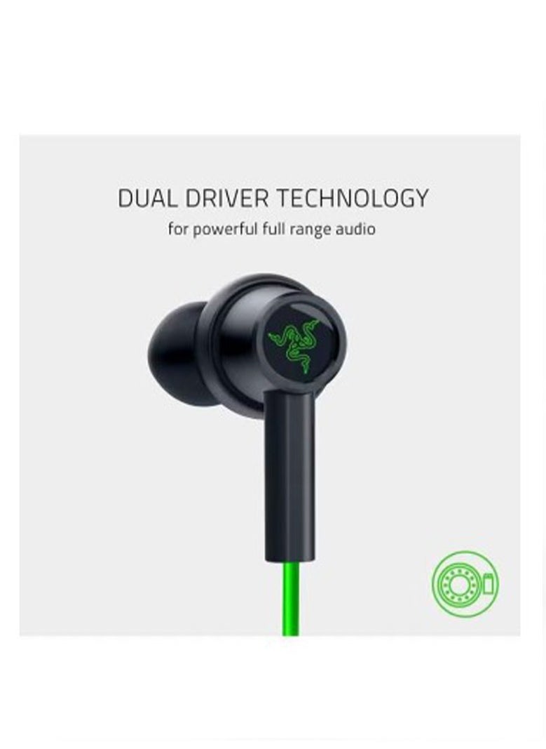 RAZER - Hammerhead Duo Console, Custom-Tuned Dual-Driver Technology, In-Line Mic Mute Switch, Aluminum Frame, Dedicated Carrying Case - Classic - Image 1