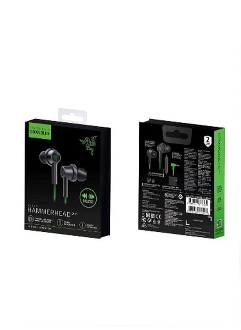 RAZER - Hammerhead Duo Console, Custom-Tuned Dual-Driver Technology, In-Line Mic Mute Switch, Aluminum Frame, Dedicated Carrying Case - Classic - Image 1