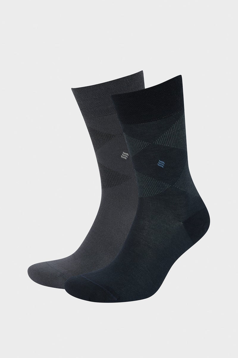 DeFacto Man Man Seamless Ultra Soft 2 Piece Bamboo Long Socks - Image 1