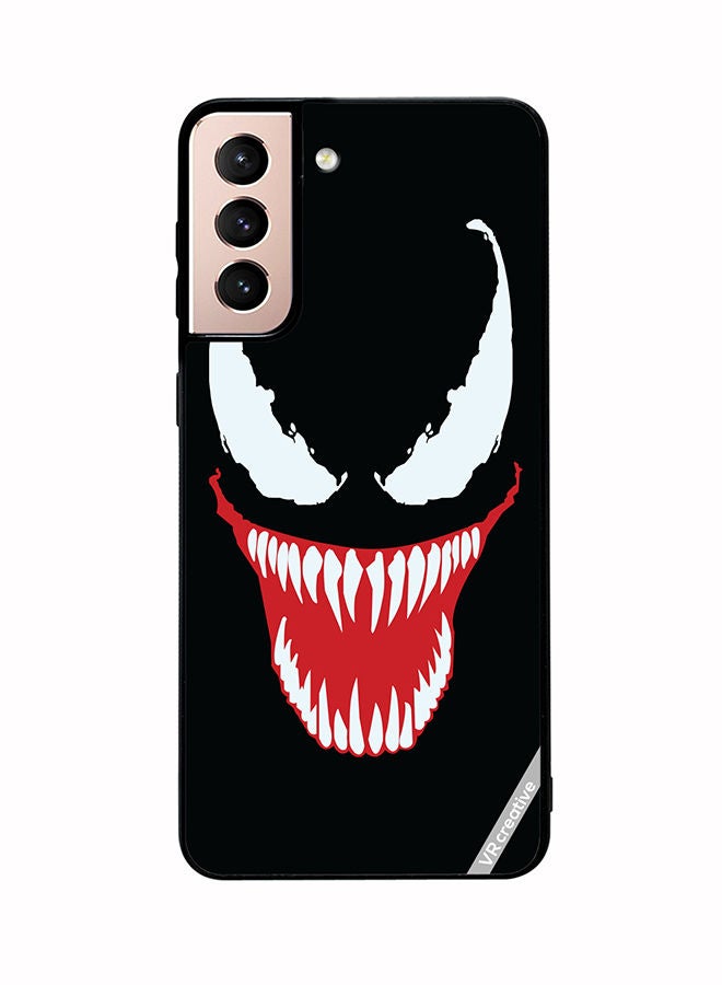 VR CREATIVE Protective Case Cover For Samsung Galaxy S21 Plus 5G Spiderman Evil Design Multicolour - Image 1