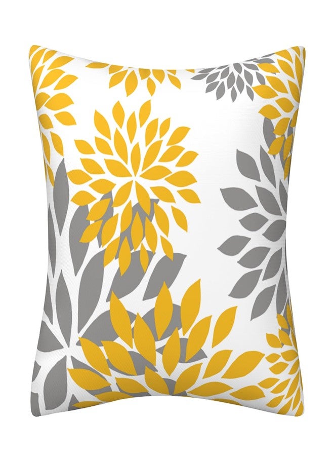 Drmstow Yellow Pillow Covers 18x18 Set of 4 Modern Decorative Geometric Outdoor Sofa Throw Pillow Cushion Covers Case for Couch Living Room Bedroom Patio Furniture Indoors Home Decor - Image 3