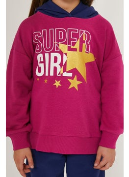 Super Girl Dark Pink Girls' Tracksuit Set - pzsku/ZF407DC1FBFD11EDA97B4Z/45/_/1731147667/eab96d89-44bb-4637-b09e-ee65cfd9aa14