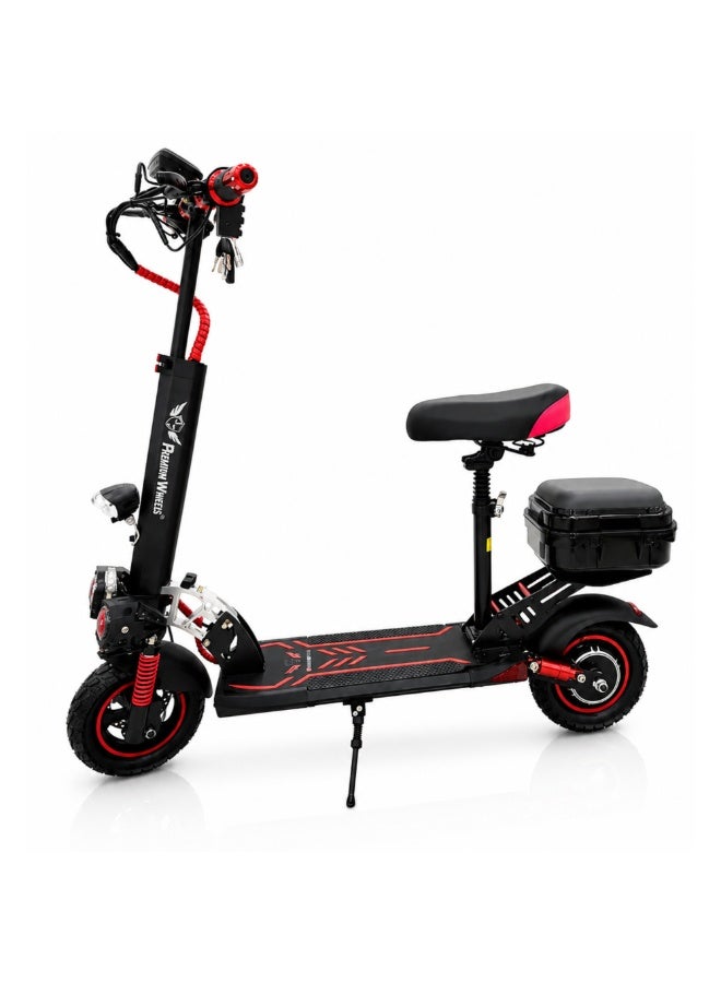 Rohan Wings KT-5D Electric Scooter with 1800W Brushless Motor, 48V 13Ah Lithium Battery, 10.5 Inch Solid Tyres, Dual Suspension, Up to 60 km/h Speed - Image 3