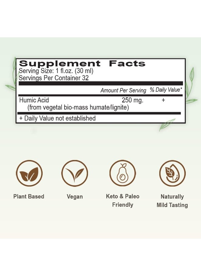 Vital Earth Minerals Vital Earth Humic Minerals - 70+ Trace Minerals with Naturally Occurring Fulvic Acid, Alkalizing Liquid Mineral Supplement for Ionic Detox, Digestive Support, Energy & Balance, 32 Fl Oz  - Image 4