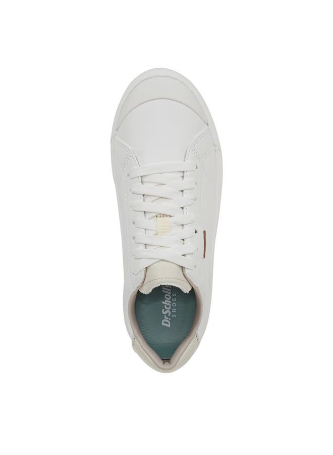 Dr.Scholl's SHOES Dr. Scholl's Shoes Womens Time Off Platform Slip On Fashion Sneaker,White Smooth, 40.5 EU - Image 4