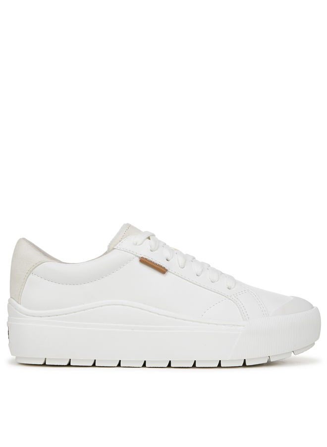 Dr.Scholl's SHOES Dr. Scholl's Shoes Womens Time Off Platform Slip On Fashion Sneaker,White Smooth, 40.5 EU - Image 5