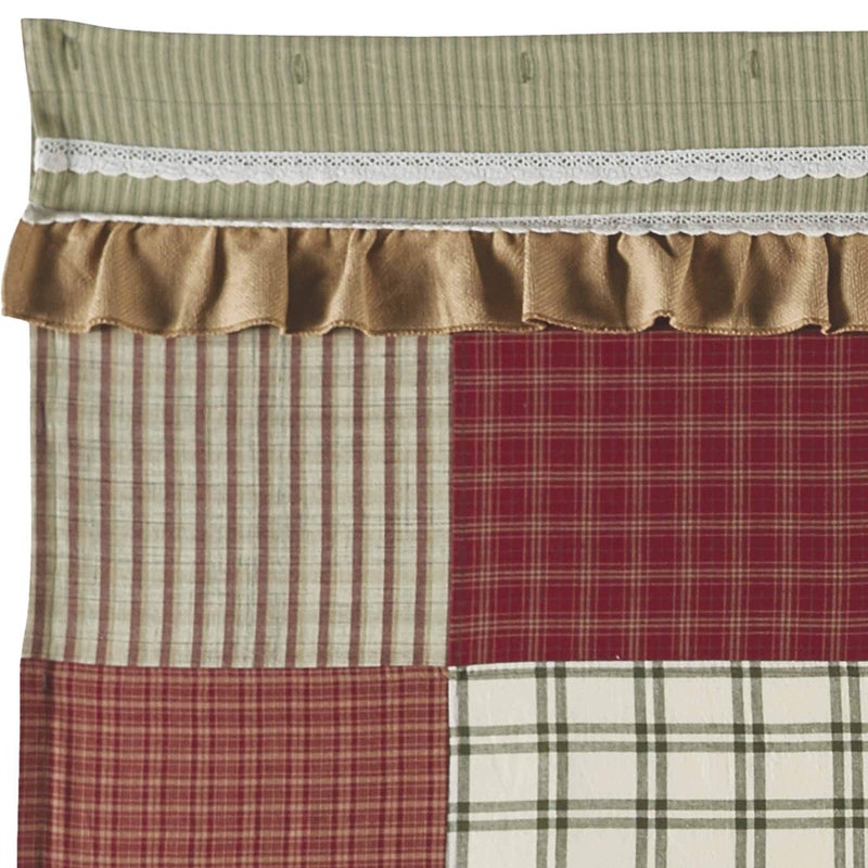 VHC Brands, Prairie Winds, Farmhouse, Bath Decor, Shower Curtain, 72x72, Green - Image 3