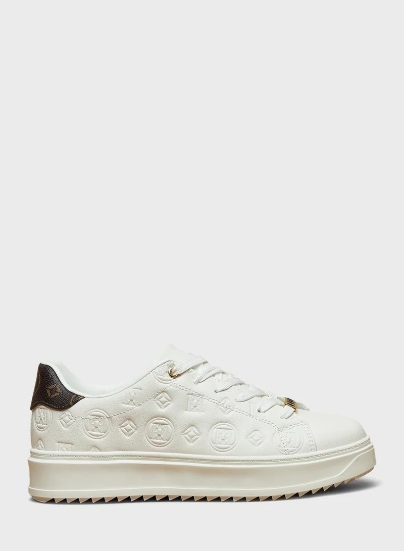 ايل Lace Up Low Top Sneakers