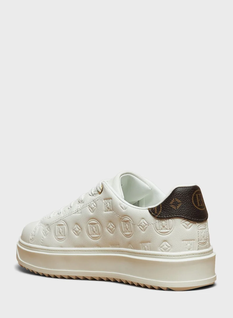 ايل Lace Up Low Top Sneakers