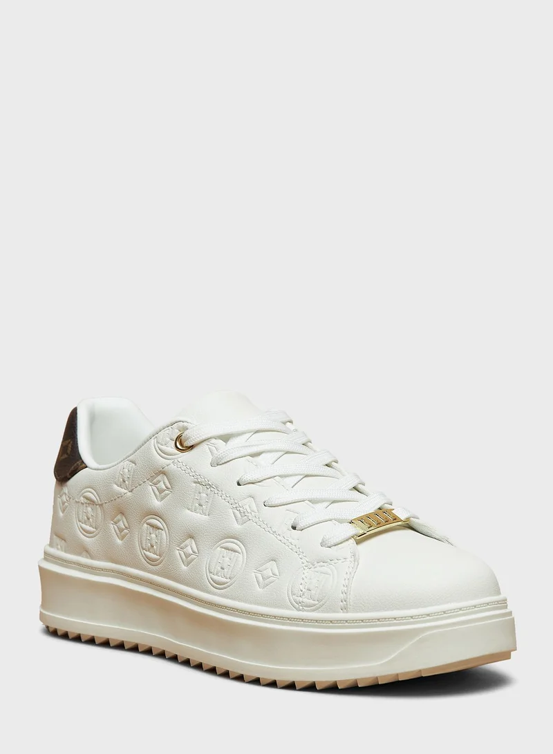 ايل Lace Up Low Top Sneakers